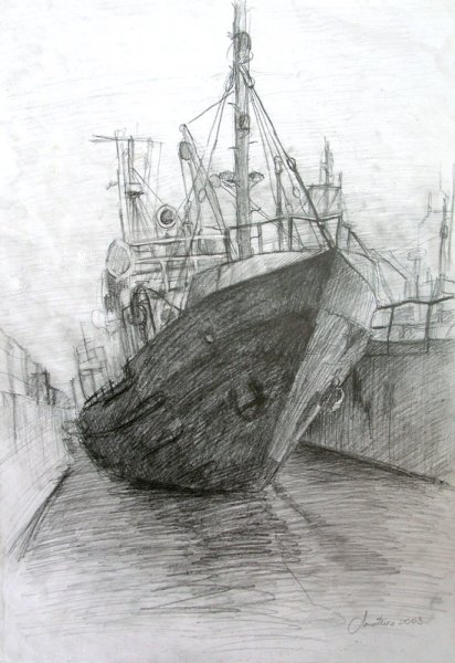 Engure harbour, 2003