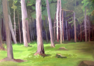 Inside Engure forest, 2003