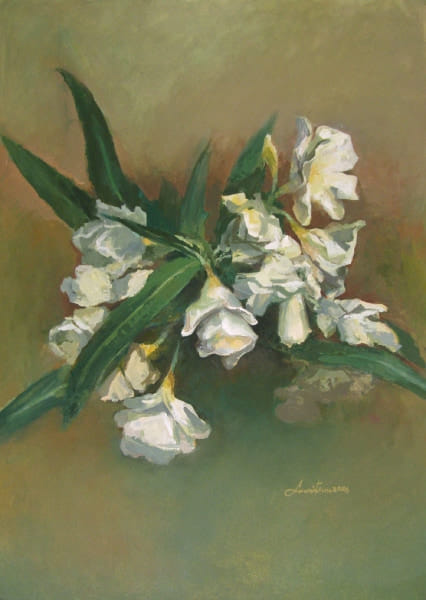 White oleander bouquet, 2006